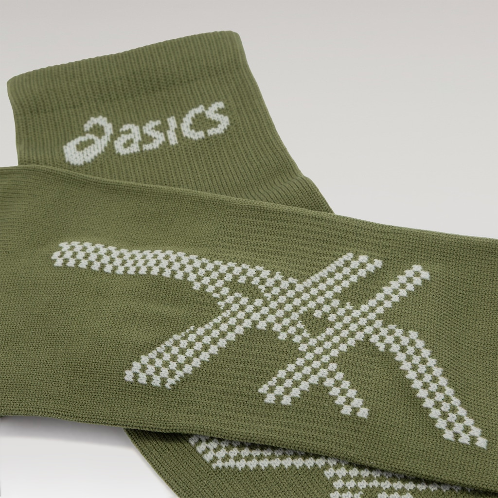 Imagem 3 do produto Kit 3 Pares de Meias Asics Quarter Cano Médio Adulto