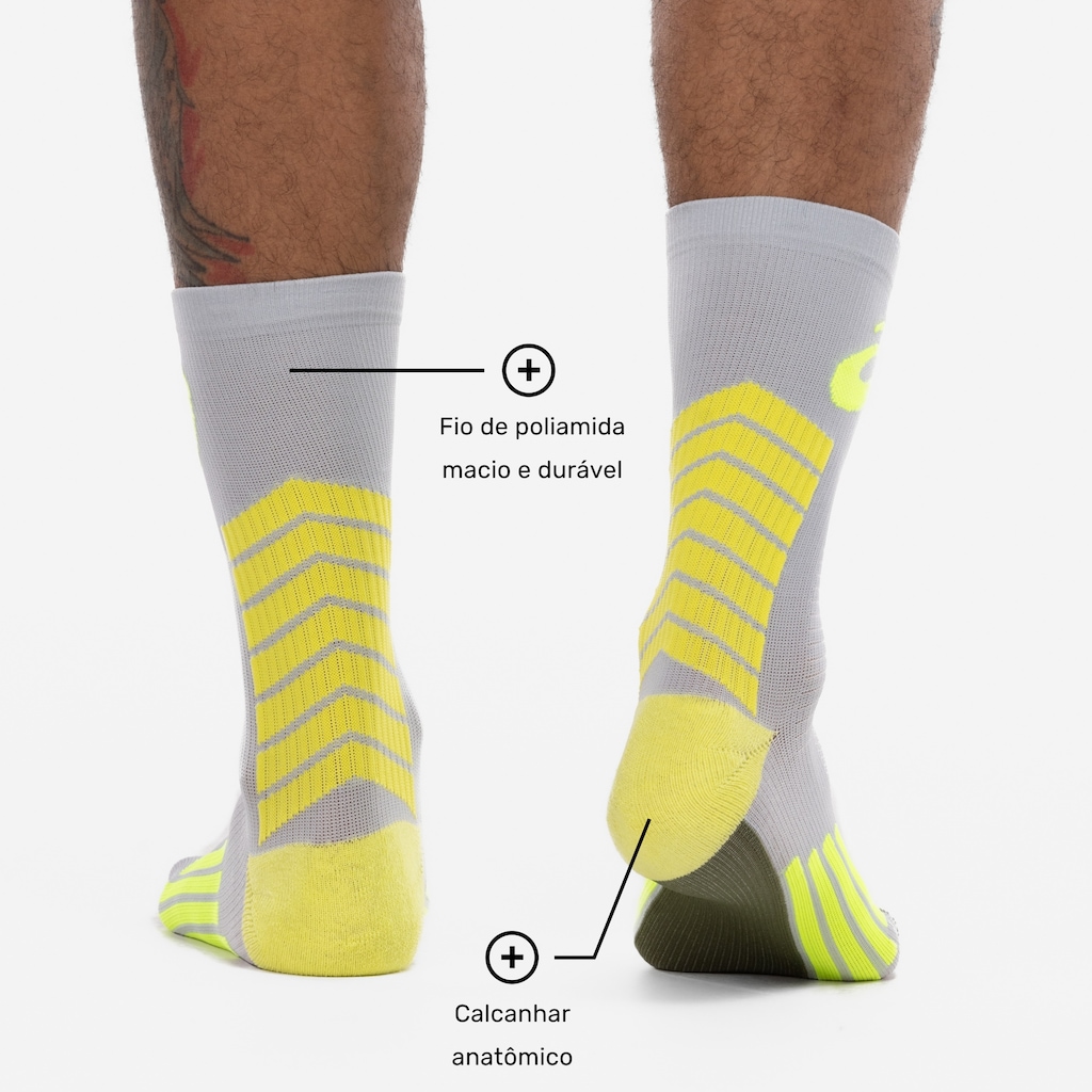 Imagem 3 do produto Meia Para Corrida Rally Crew 5k Cano Alto Tamanho 39-44 ASICS Adulto
