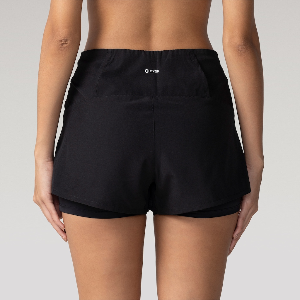 Imagem 3 do produto Short Feminino Oxer Duplo Vivos com Bermuda Interna e Bolsos