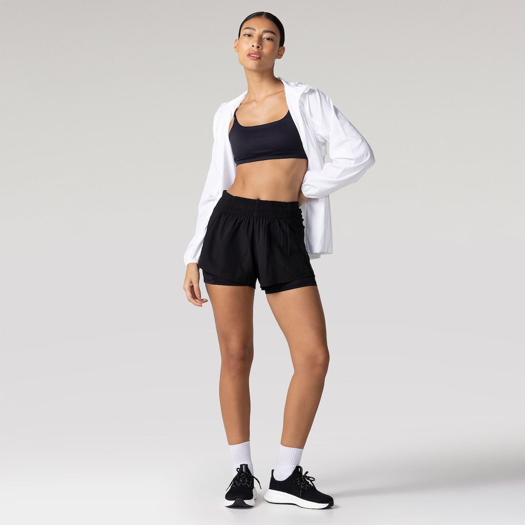 Imagem 4 do produto Short Feminino Oxer Duplo Vivos com Bermuda Interna e Bolsos