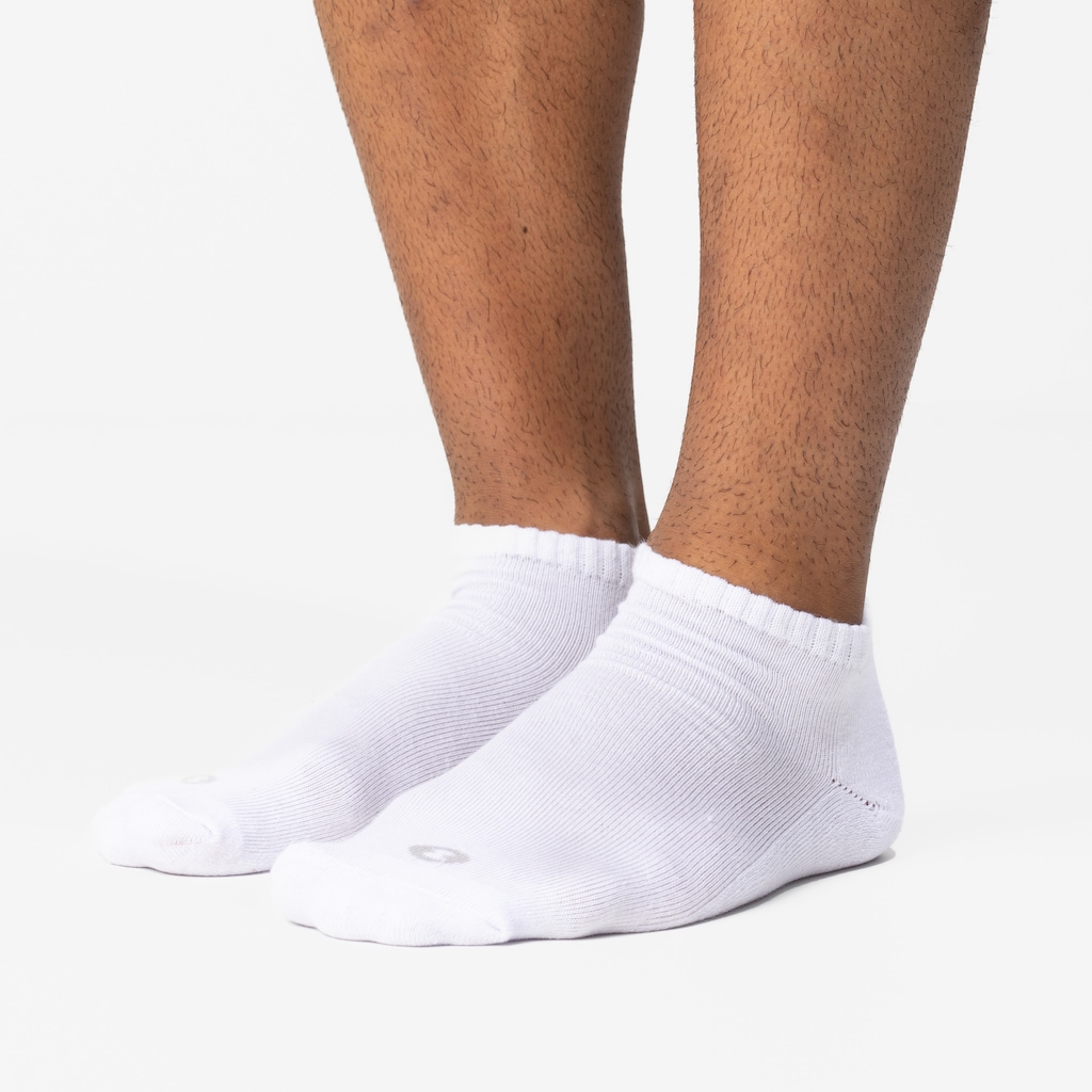 Imagem 3 do produto Kit 3 Pares de Meias Atoalhadas Cano Baixo Tamanho 39-44 Casual Oxer Adulto