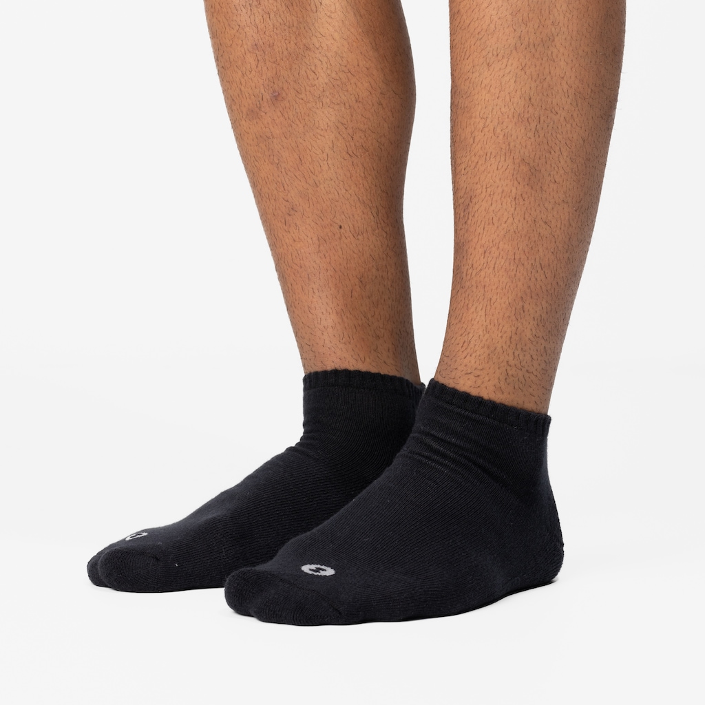 Imagem 3 do produto Kit 3 Pares de Meias Atoalhadas Cano Baixo Tamanho 39-44 Casual Oxer Adulto