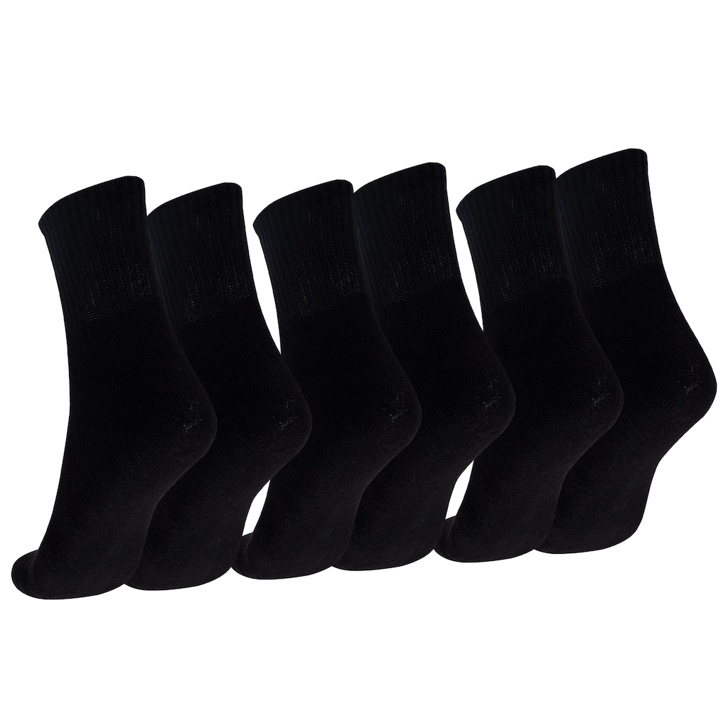 Imagem 2 do produto Kit de Meias Cano Médio Oxer com 3 Pares Atoalhada Tamanho 39 a 44 Adulto