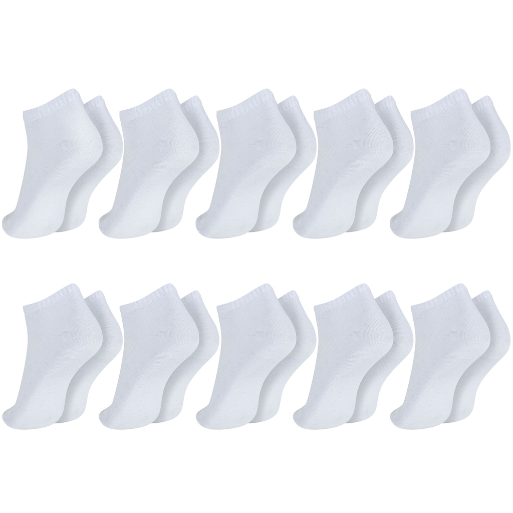 Imagem 2 do produto Kit 10 Pares de Meias Respirável Invisível Tamanho 39-44 Oxer Adulto