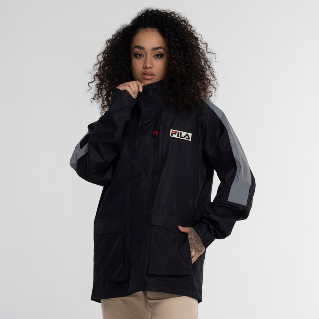Imagem 3 do produto Jaqueta Fila com Capuz Waterproof