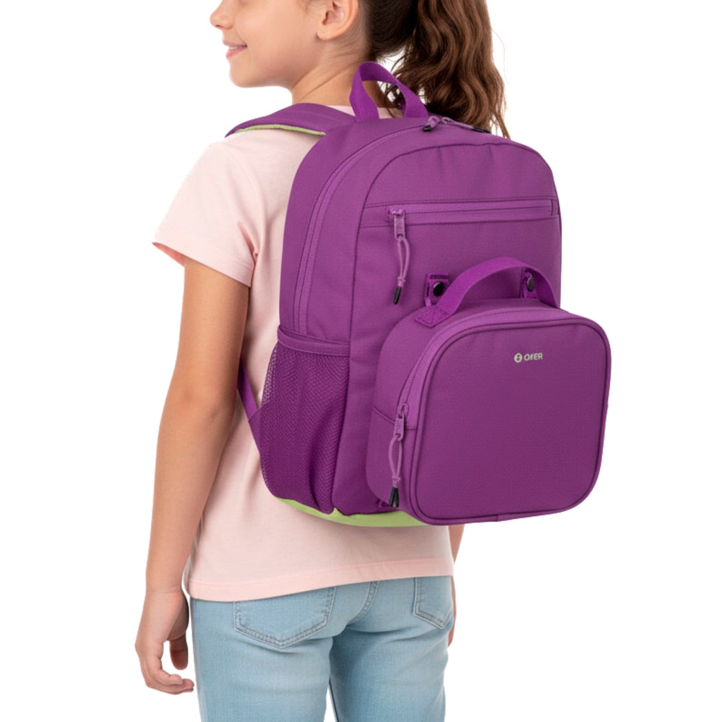Imagem 1 do produto Mochila Lancheira Oxer Brick Destacável Infantil