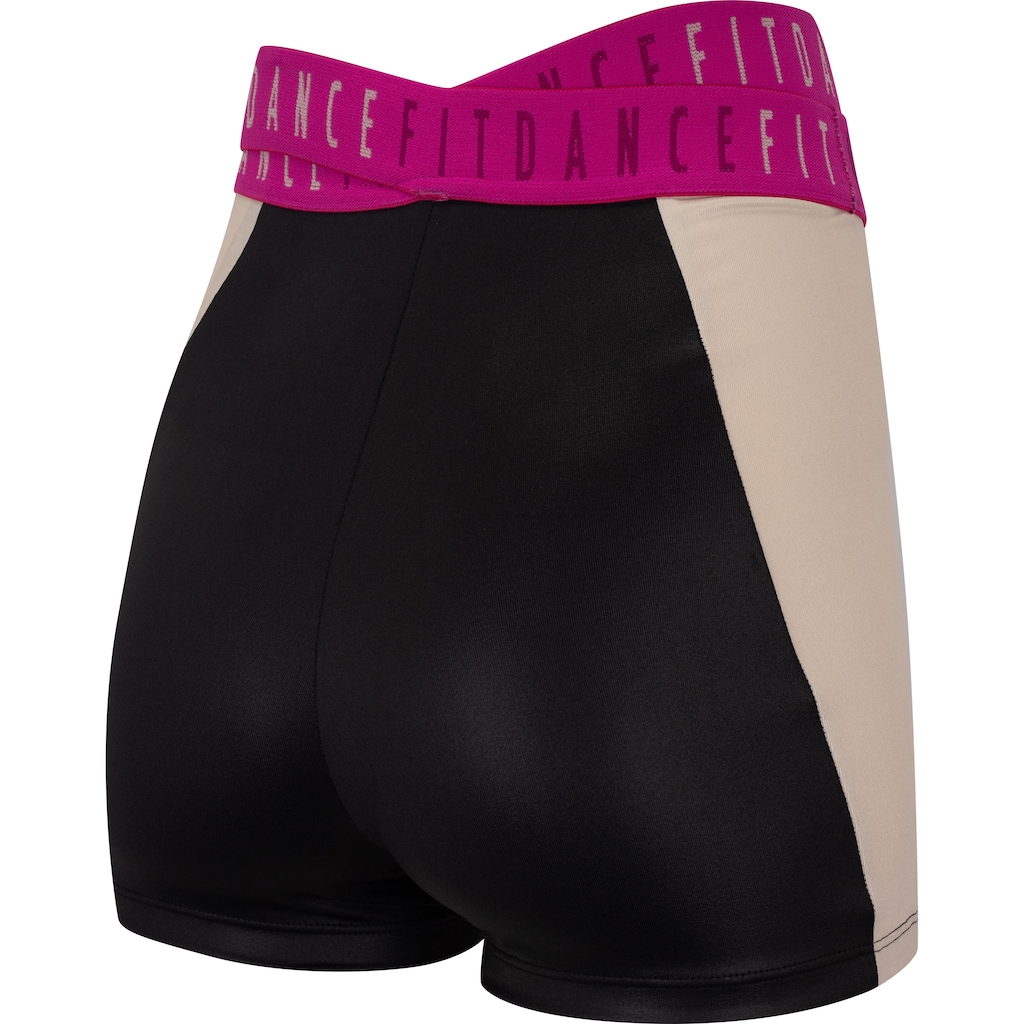 Imagem 2 do produto Short Feminino Fit Dance Transpassado Recortado
