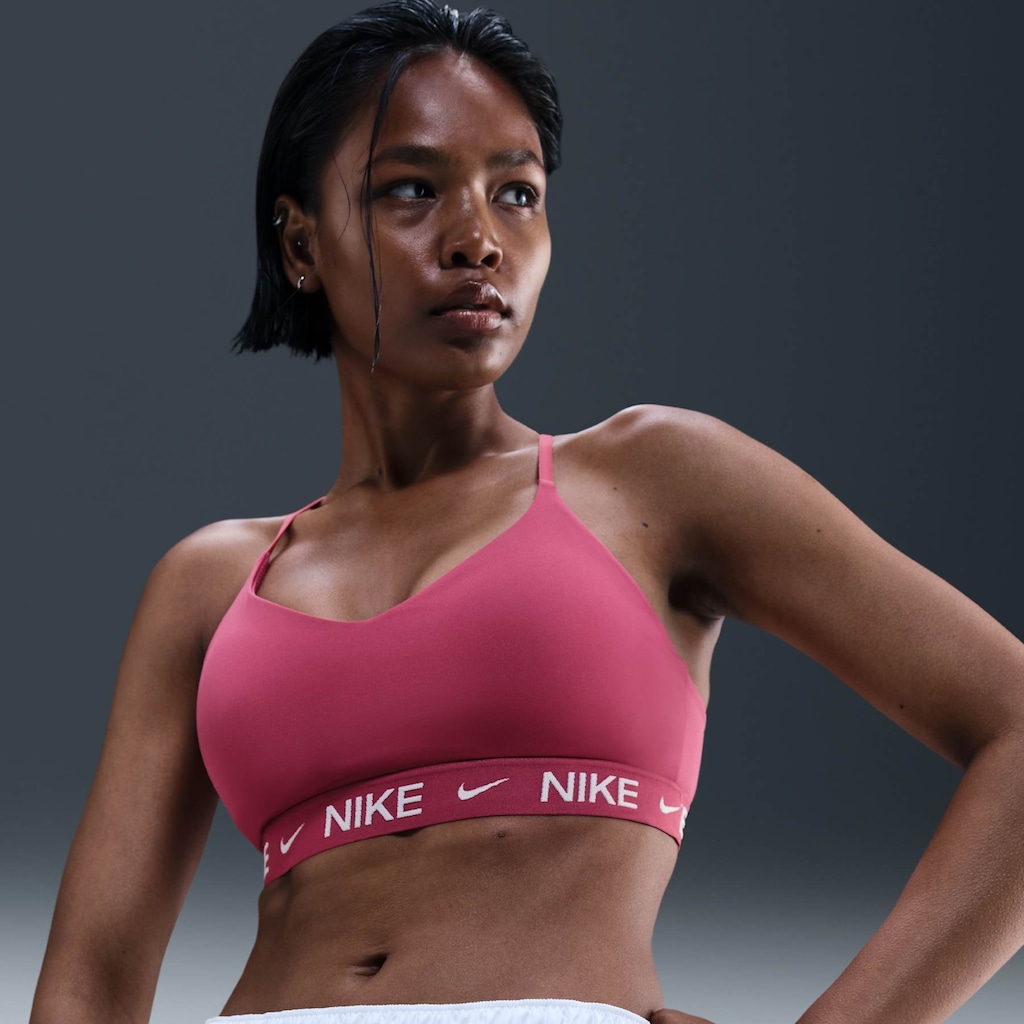 Imagem 2 do produto Top Fitness com Bojo Nike Baixa Sustentação Dri-Fit Indy SPT BRA
