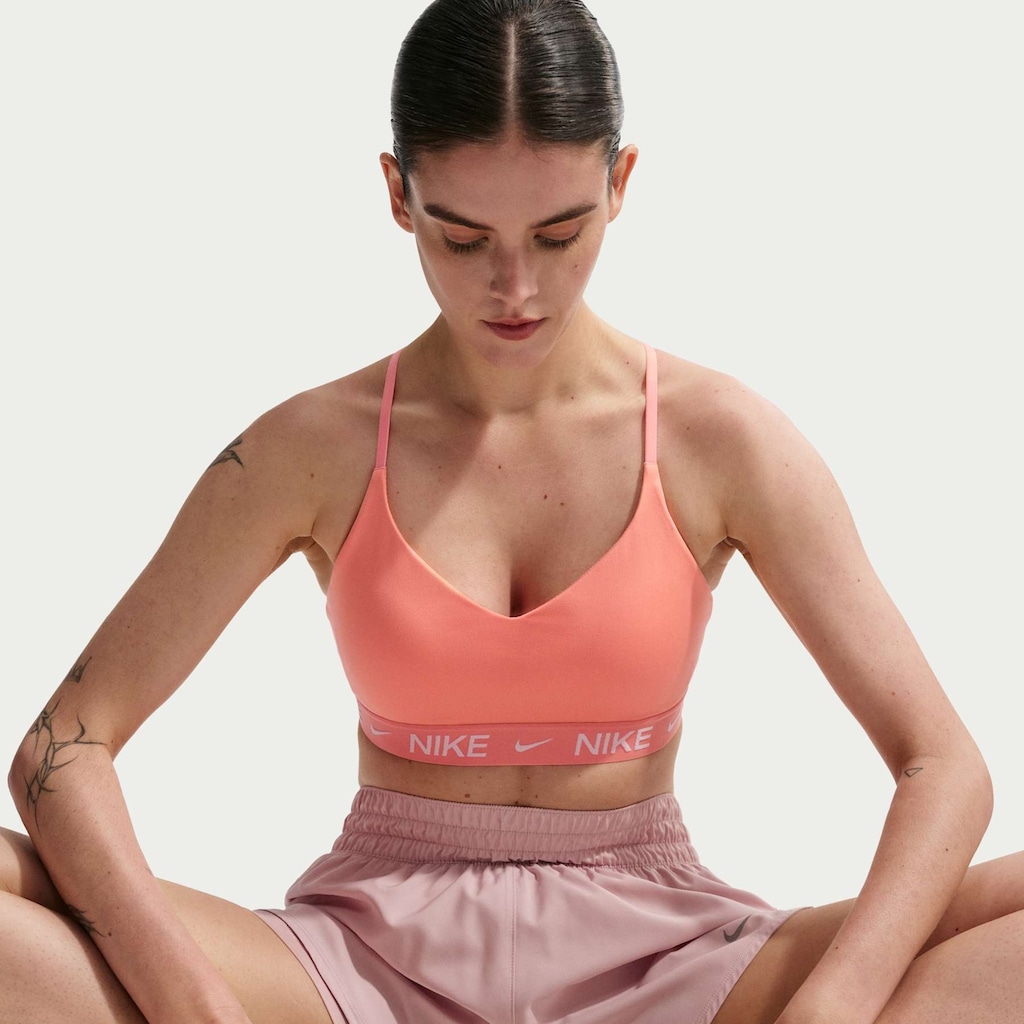 Imagem 3 do produto Top Fitness com Bojo Nike Baixa Sustentação Dri-Fit Indy SPT BRA