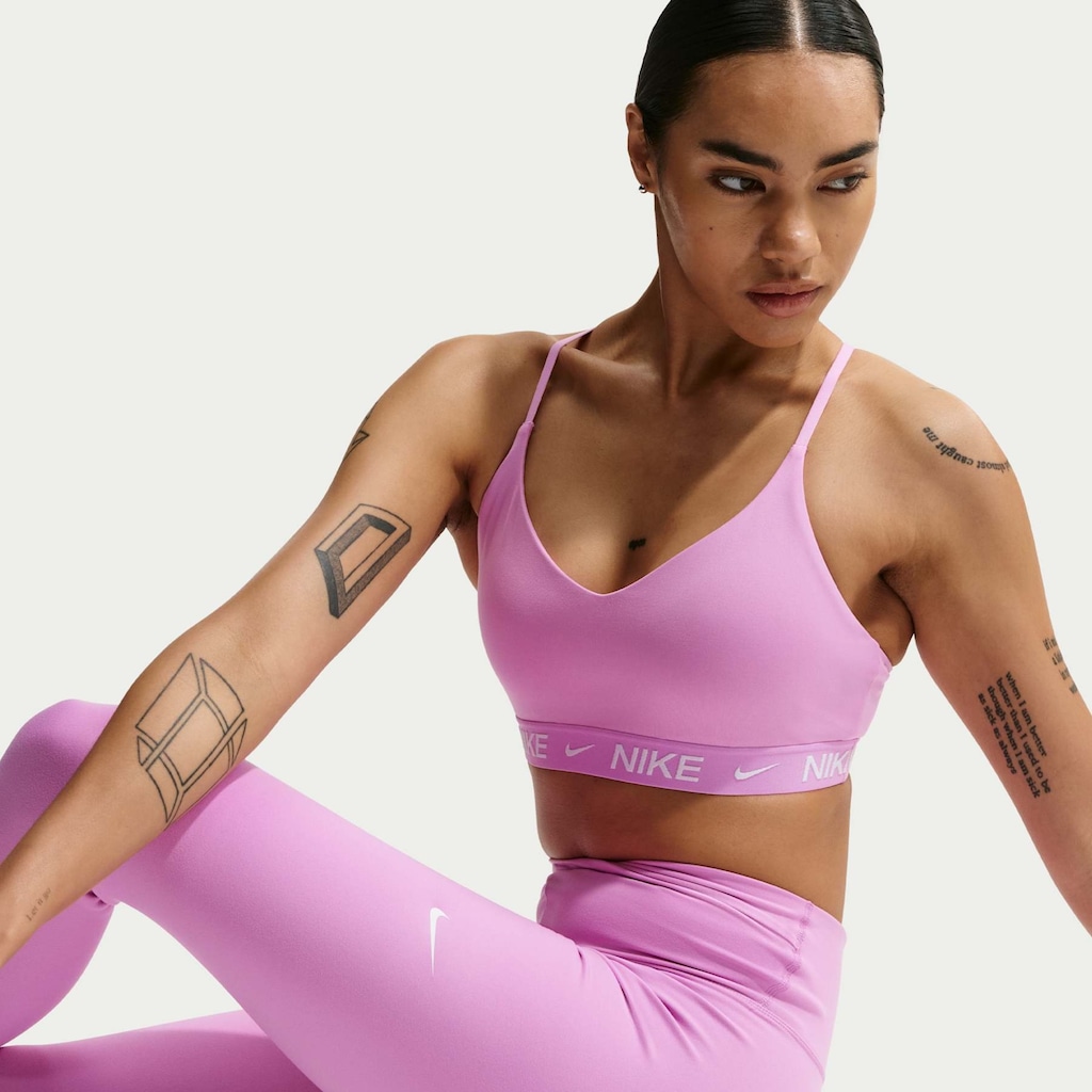Imagem 4 do produto Top Fitness com Bojo Nike Baixa Sustentação Dri-Fit Indy SPT BRA