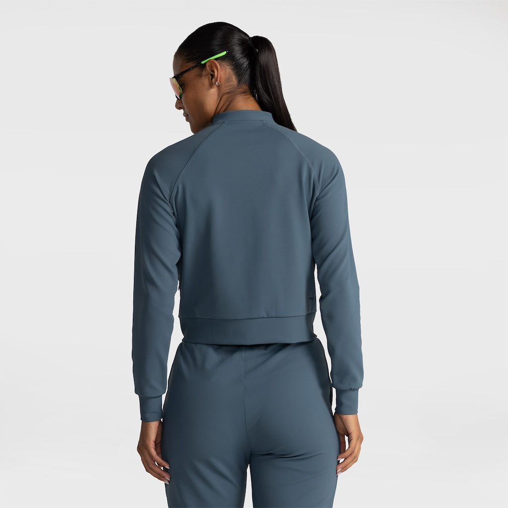 Imagem 2 do produto Jaqueta Feminina ASICS Malha Rib Bolso Seguro