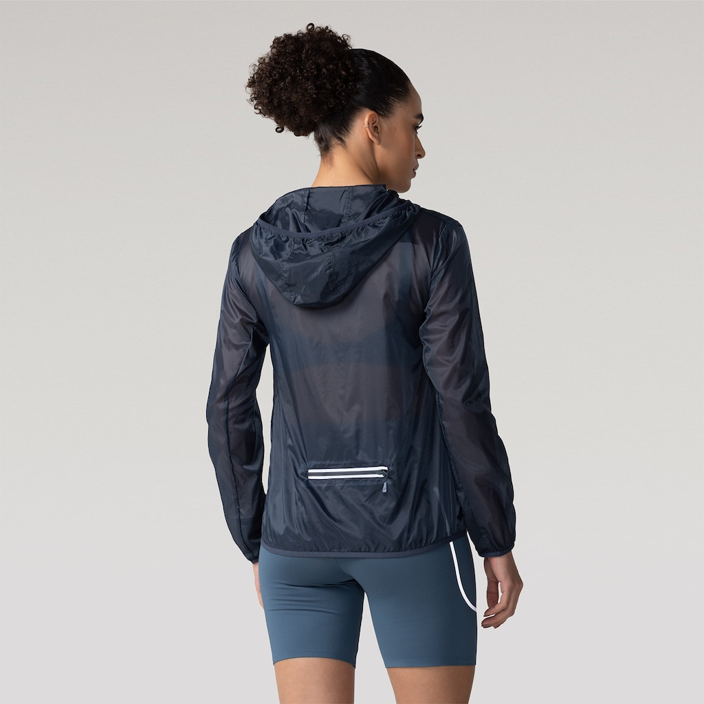 Imagem 2 do produto Jaqueta Corta-Vento Feminina ASICS Repelente à Água com Capuz Toyama