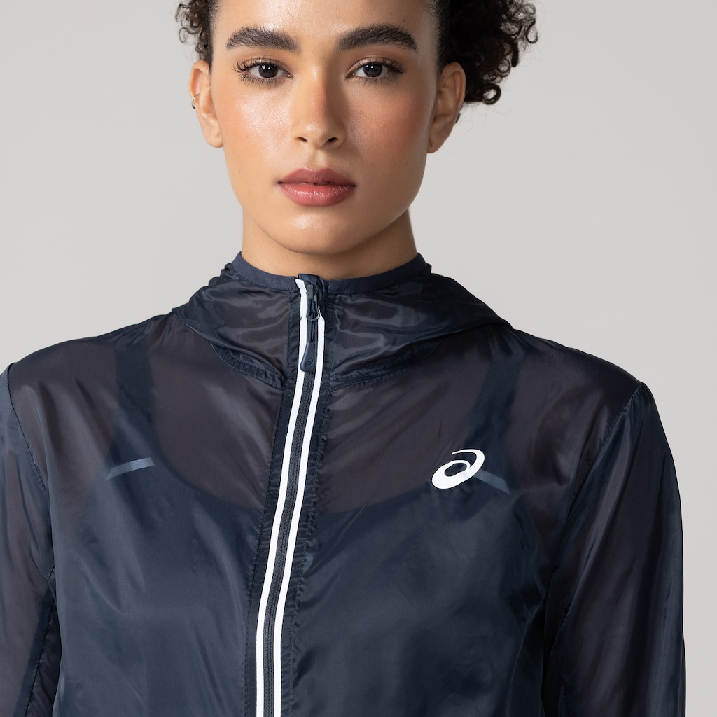Imagem 5 do produto Jaqueta Corta-Vento Feminina ASICS Repelente à Água com Capuz Toyama