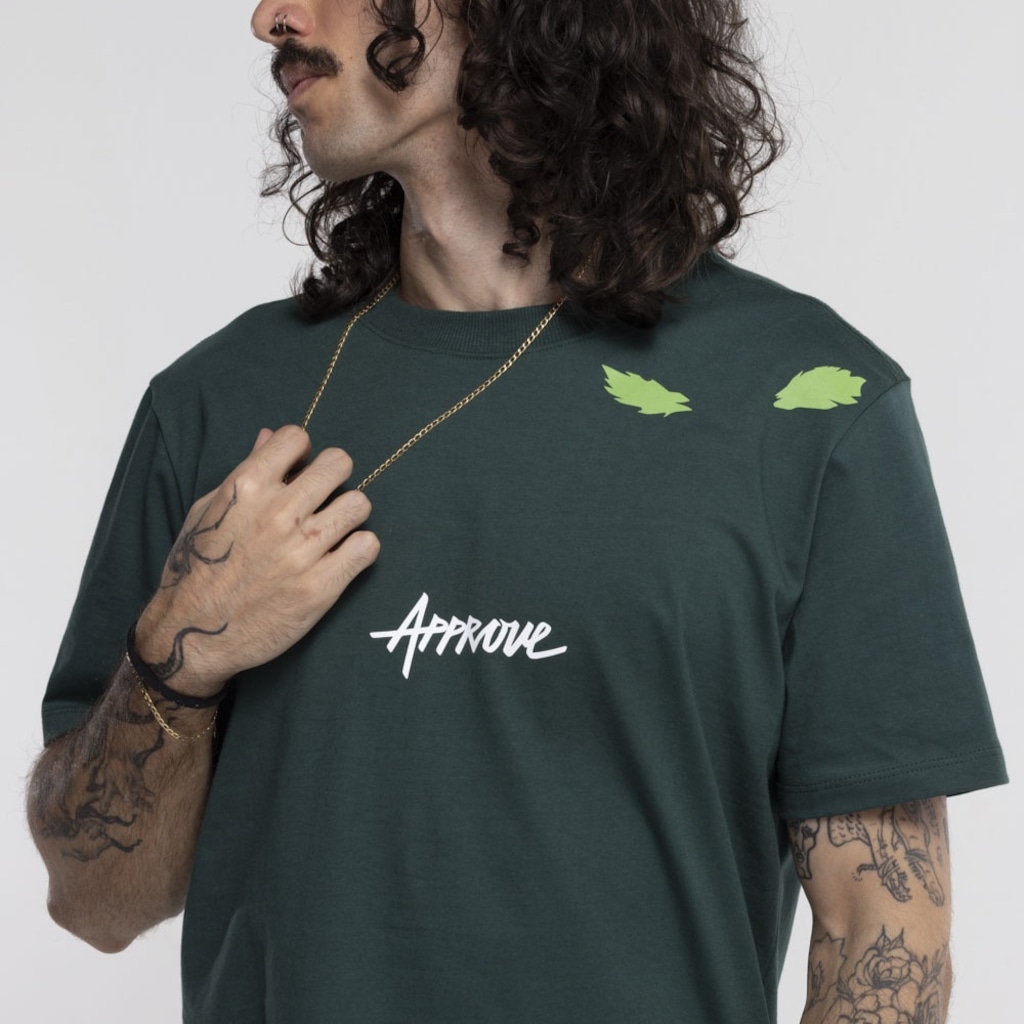 Imagem 5 do produto Camiseta Approve Manga Curta Bold Fire