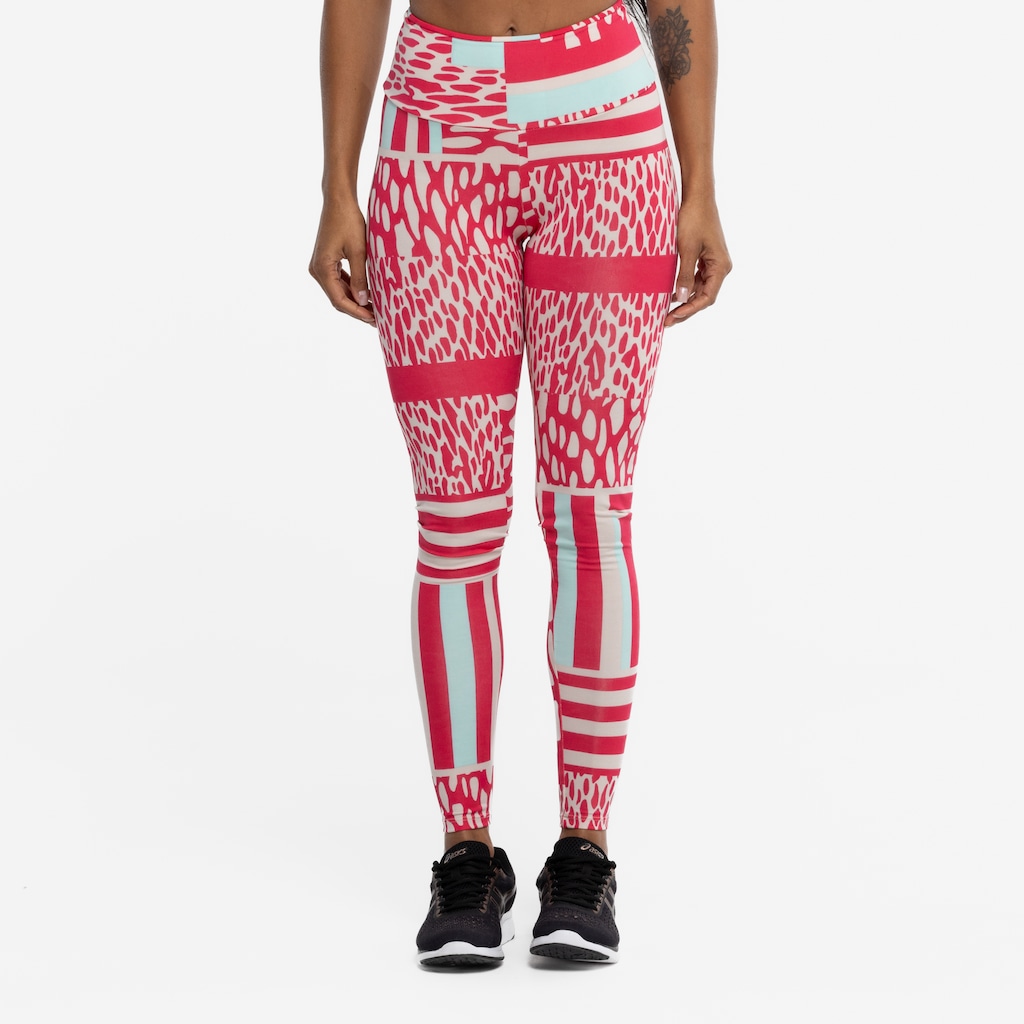 Imagem 3 do produto Calça Legging Feminina FitDance Cós Médio Estampada