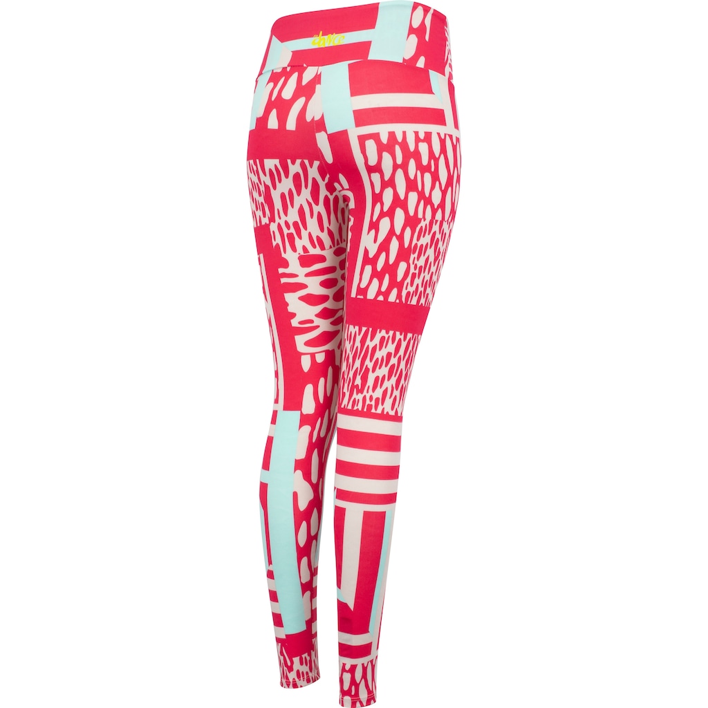 Imagem 5 do produto Calça Legging Feminina FitDance Cós Médio Estampada