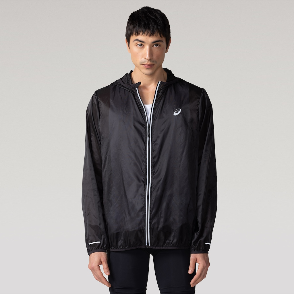 Imagem 2 do produto Jaqueta Masculina ASICS com Capuz Ultraleve Packable Repelente à Água