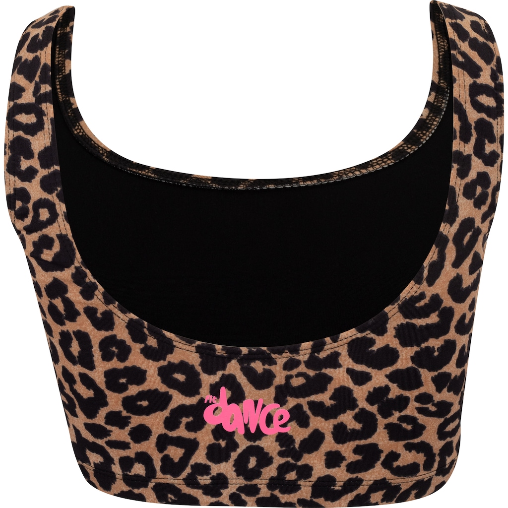 Imagem 2 do produto Top Fitnes sem Bojo Fitdance Baixa Sustentação Alças Estampado Adulto