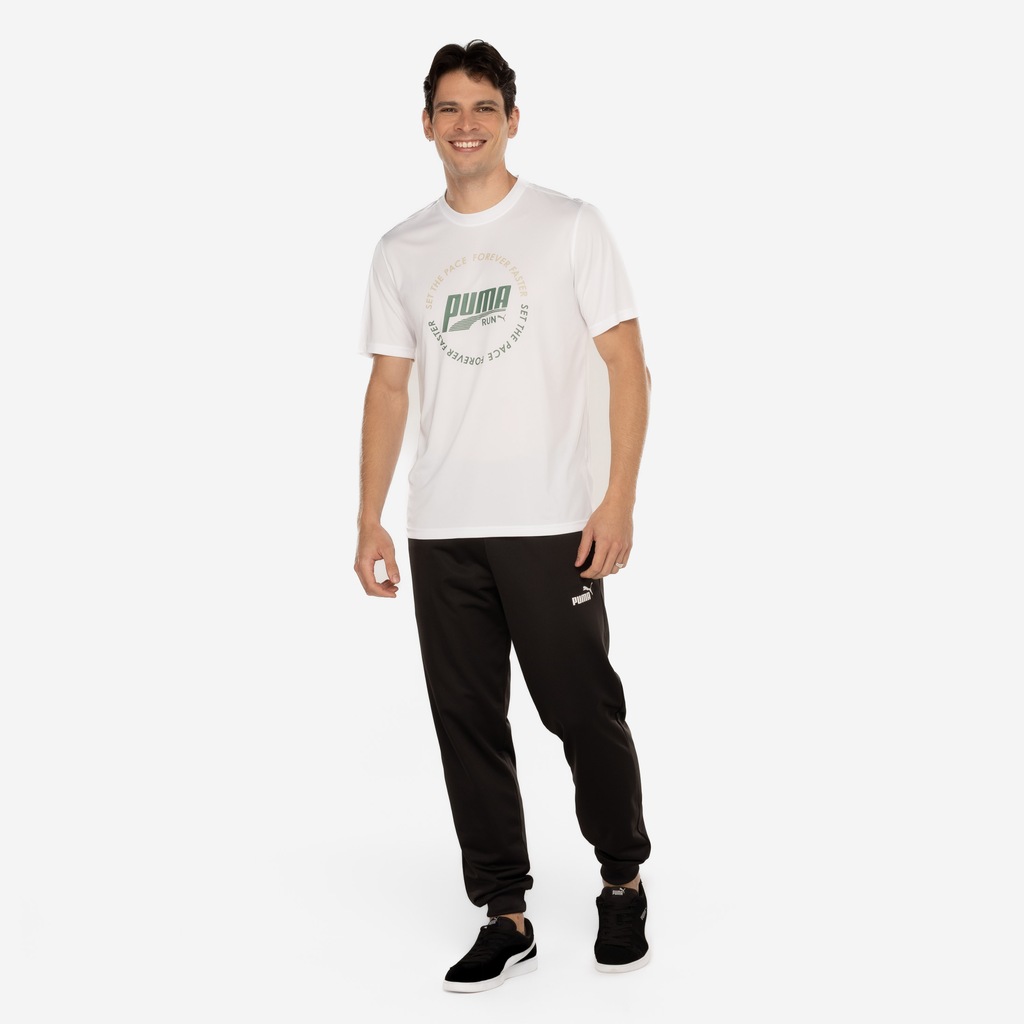 Imagem 3 do produto Camiseta Masculina Puma Manga Curta Graphic Run Emblem Tee