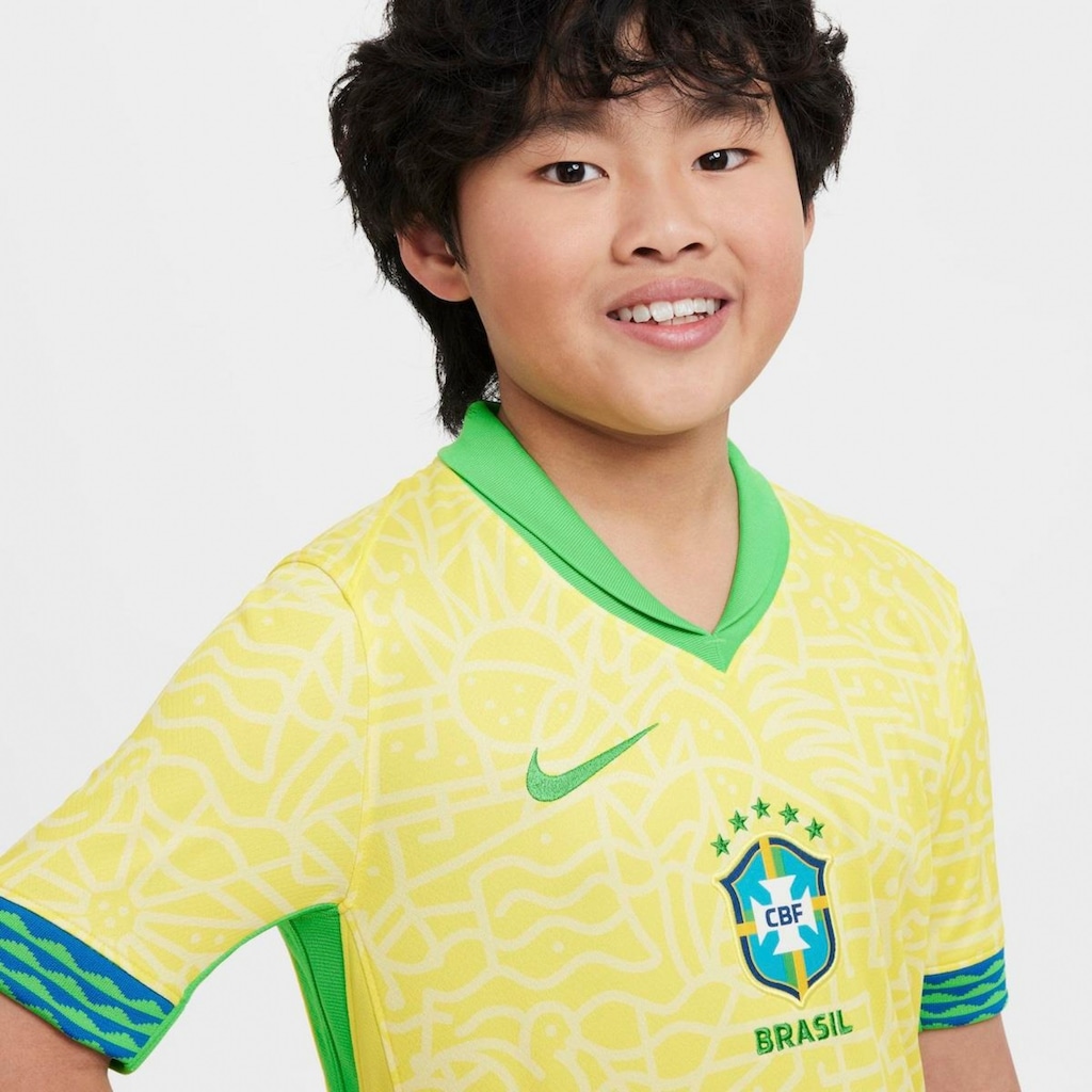 Imagem 4 do produto Camisa o Brasil I 2024/25 Nike Torcedor Pro Infantil
