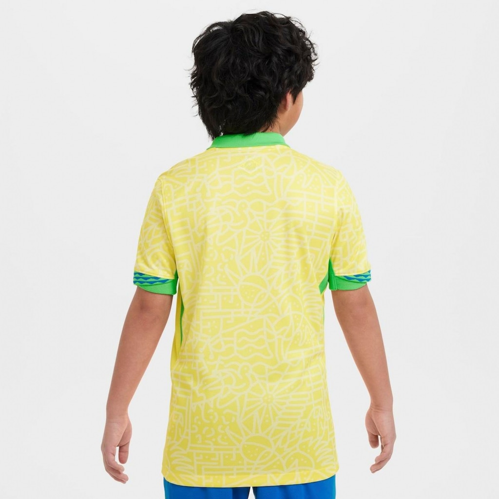 Imagem 2 do produto Camisa o Brasil I 2024/25 Nike Torcedor Pro Infantil