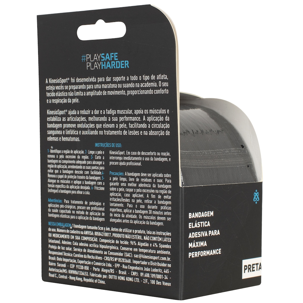 Imagem 2 do produto Bandagem Elástica Adesiva KinesioSport - 6 Metros