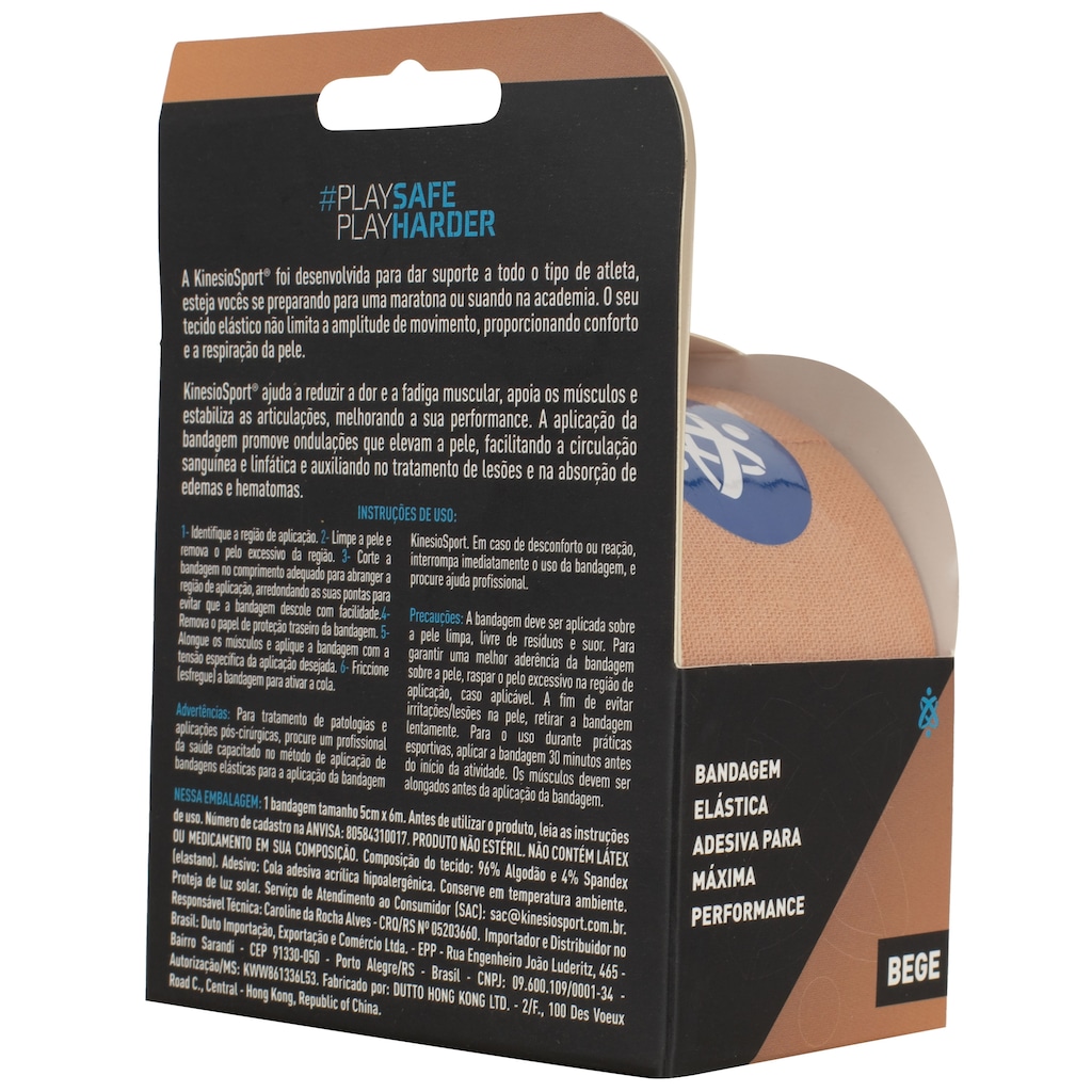 Imagem 2 do produto Bandagem Elástica Adesiva KinesioSport - 6 Metros