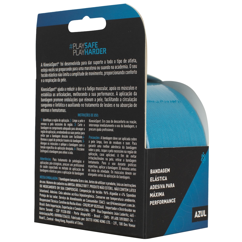 Imagem 2 do produto Bandagem Elástica Adesiva KinesioSport - 6 Metros