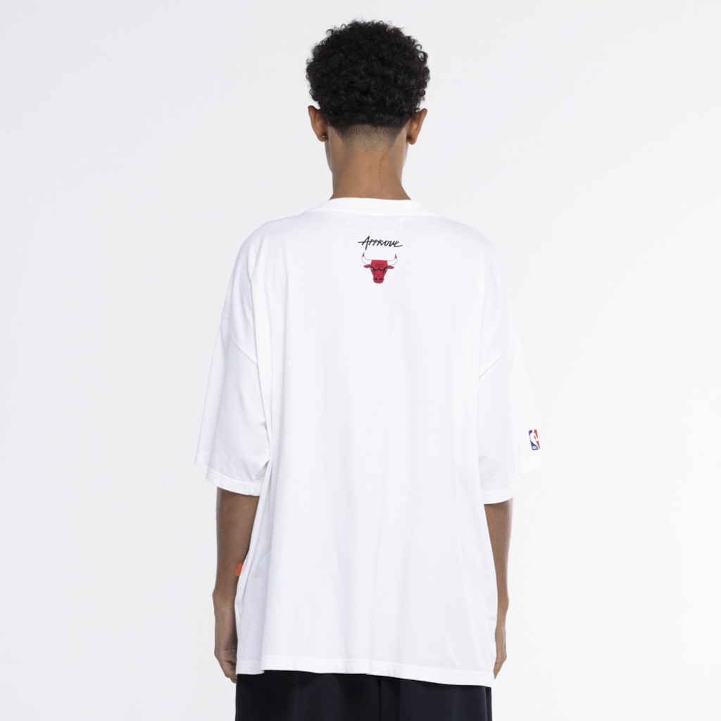 Imagem 5 do produto Camiseta do Chicago Bulls Approve Hugs NBA Manga Curta