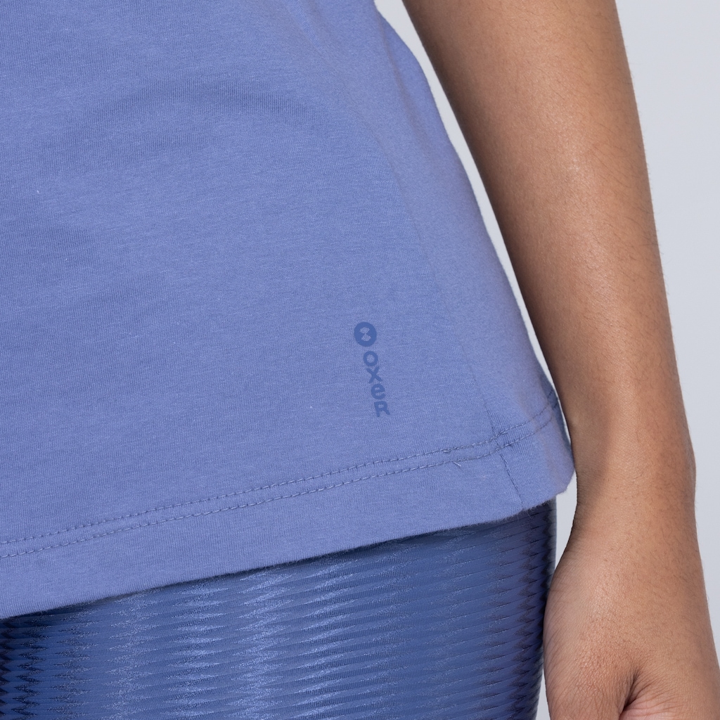 Imagem 3 do produto Camiseta Feminina Oxer Manga Curta Recorte Nas Costas