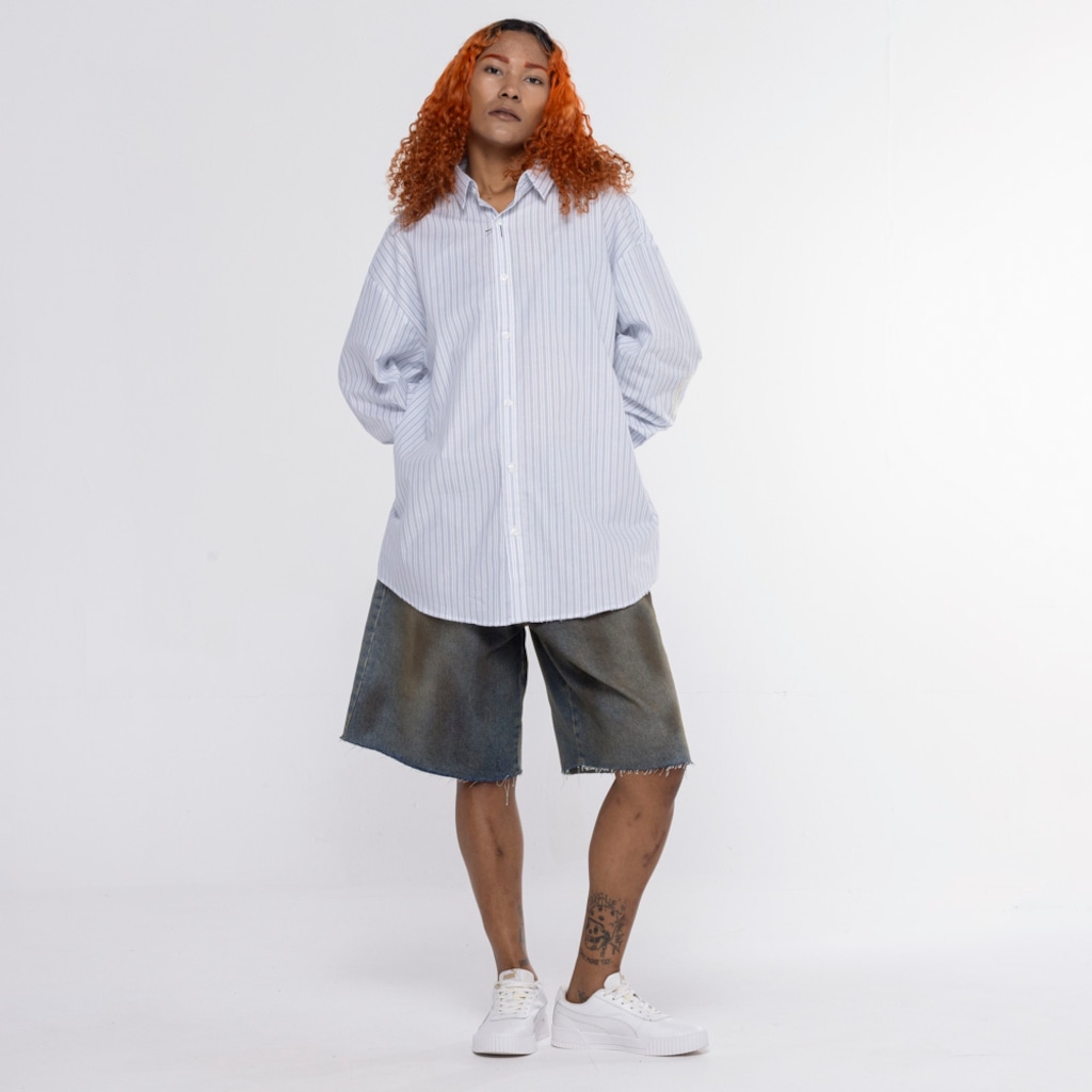 Imagem 2 do produto Camisa Piet Manga Longa Cotton Striped Long Sleeve