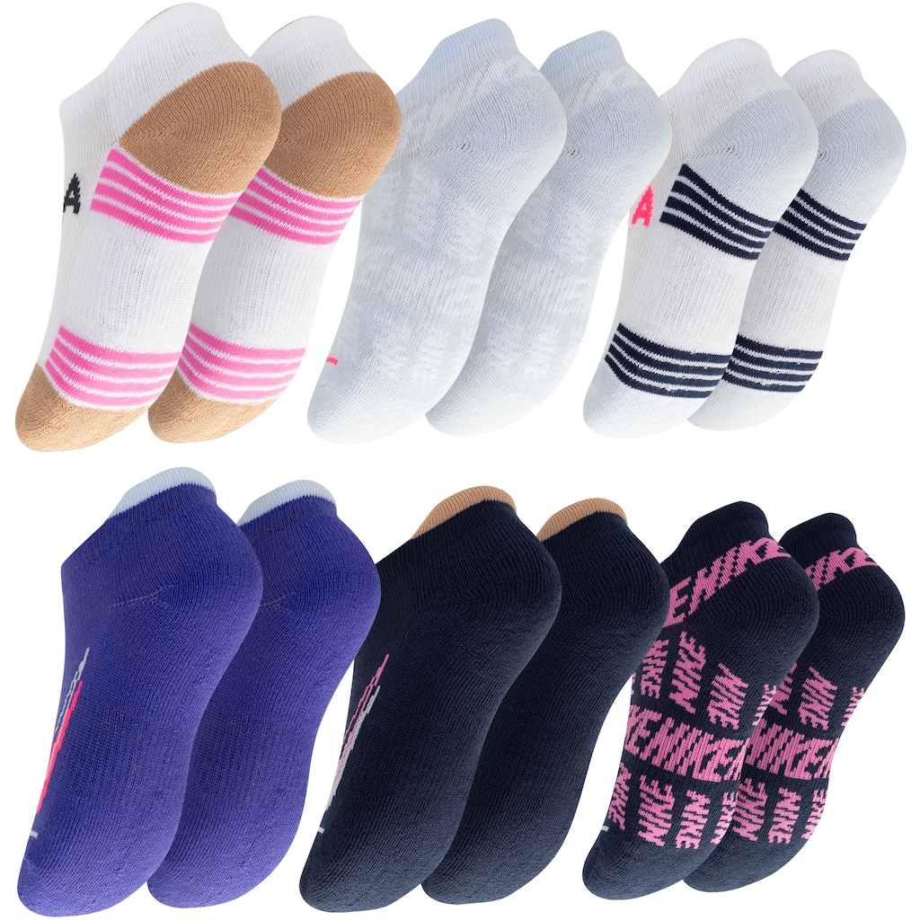 Imagem 2 do produto Kit de Meias Nike Block Pull On Infantil com 6 Pares