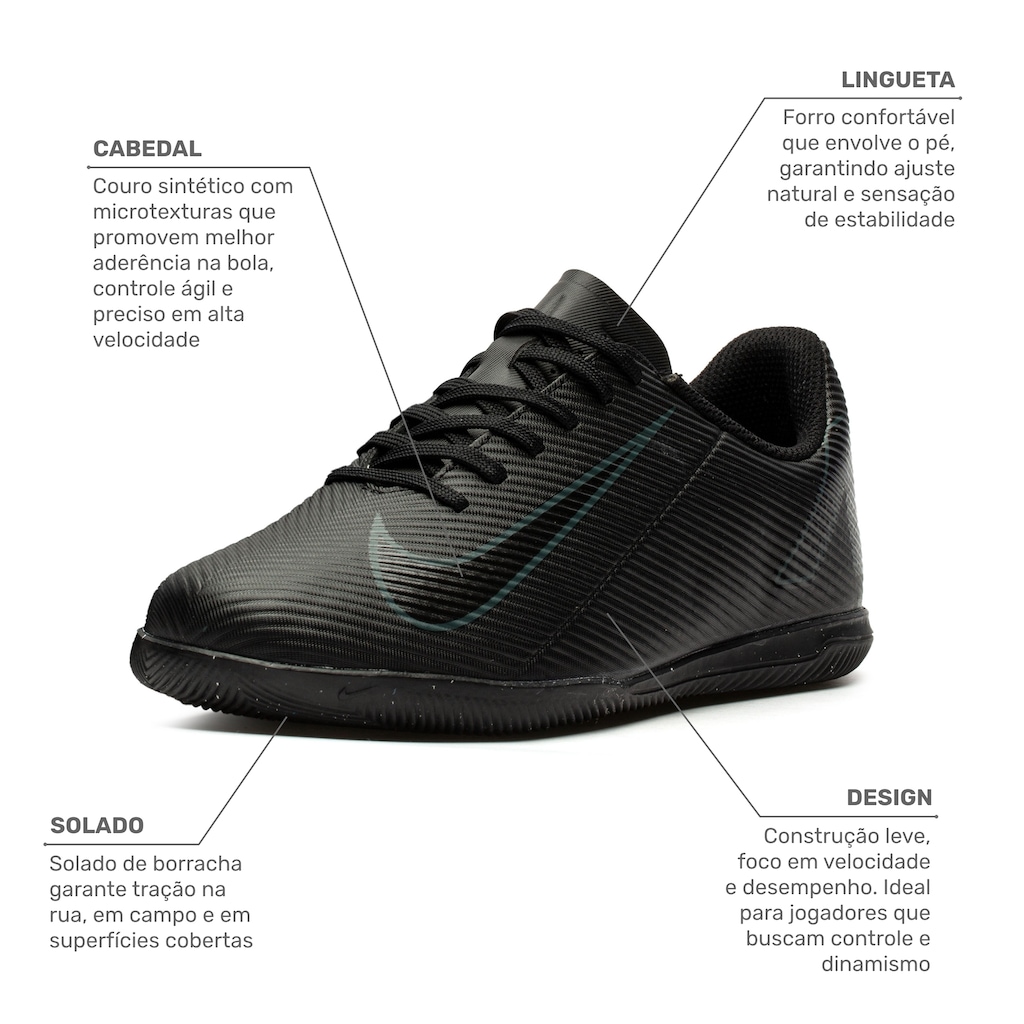 Imagem 2 do produto Chuteira Futsal Infantil Nike Mercurial Vapor 16 Club