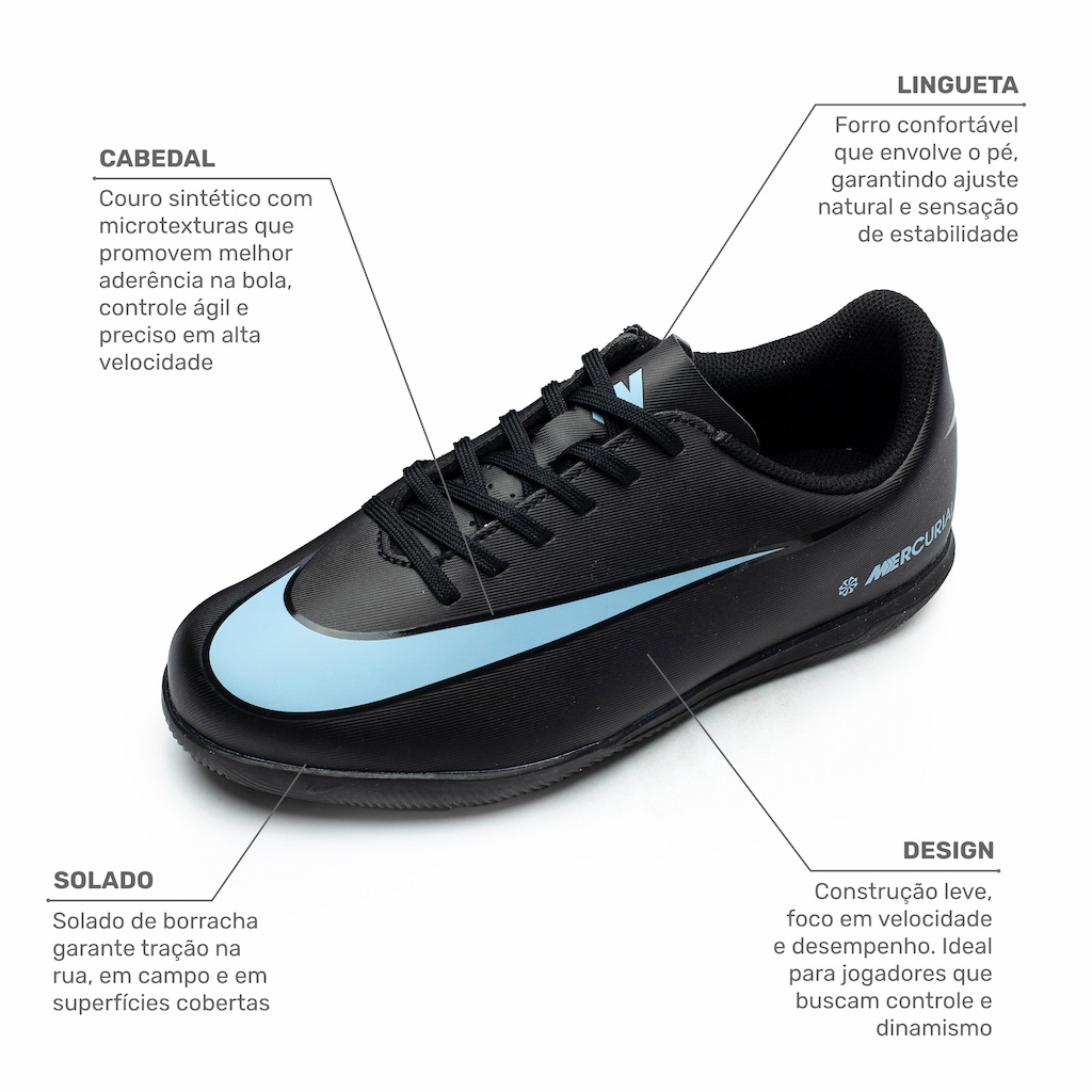 Imagem 2 do produto Chuteira Futsal Infantil Nike Mercurial Vapor 16 Club