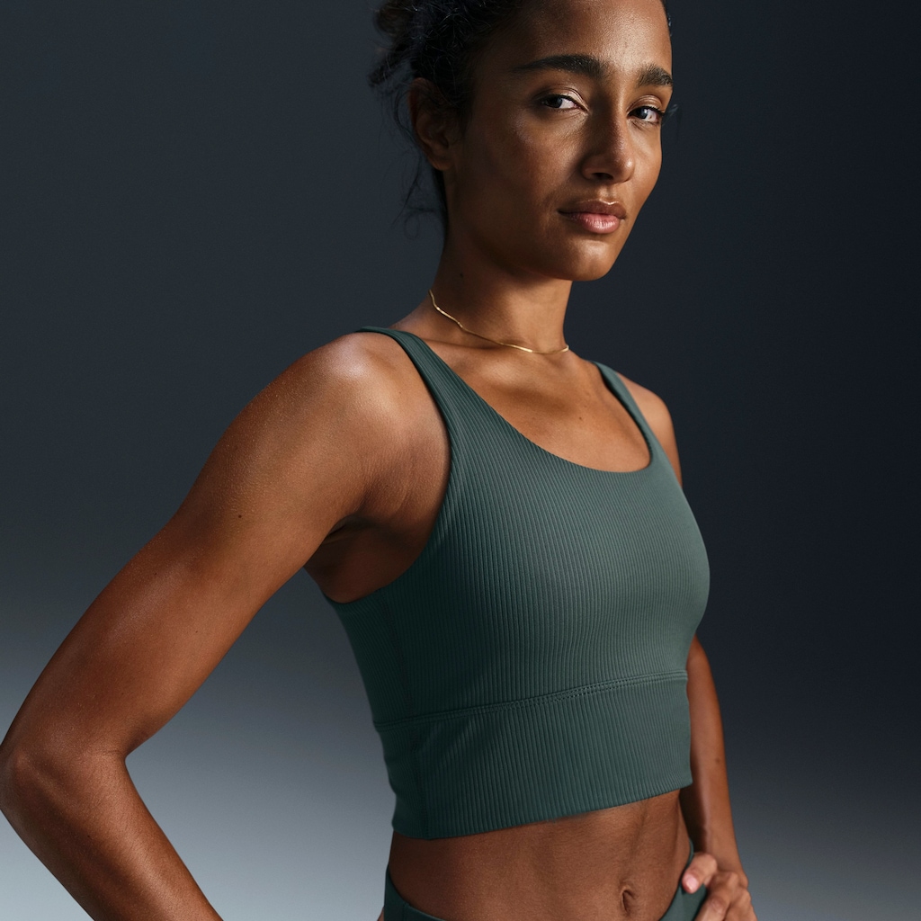 Imagem 4 do produto Top Fitness Sem Bojo Nike Baixa Sustentação Wide Rib Bra Adulto