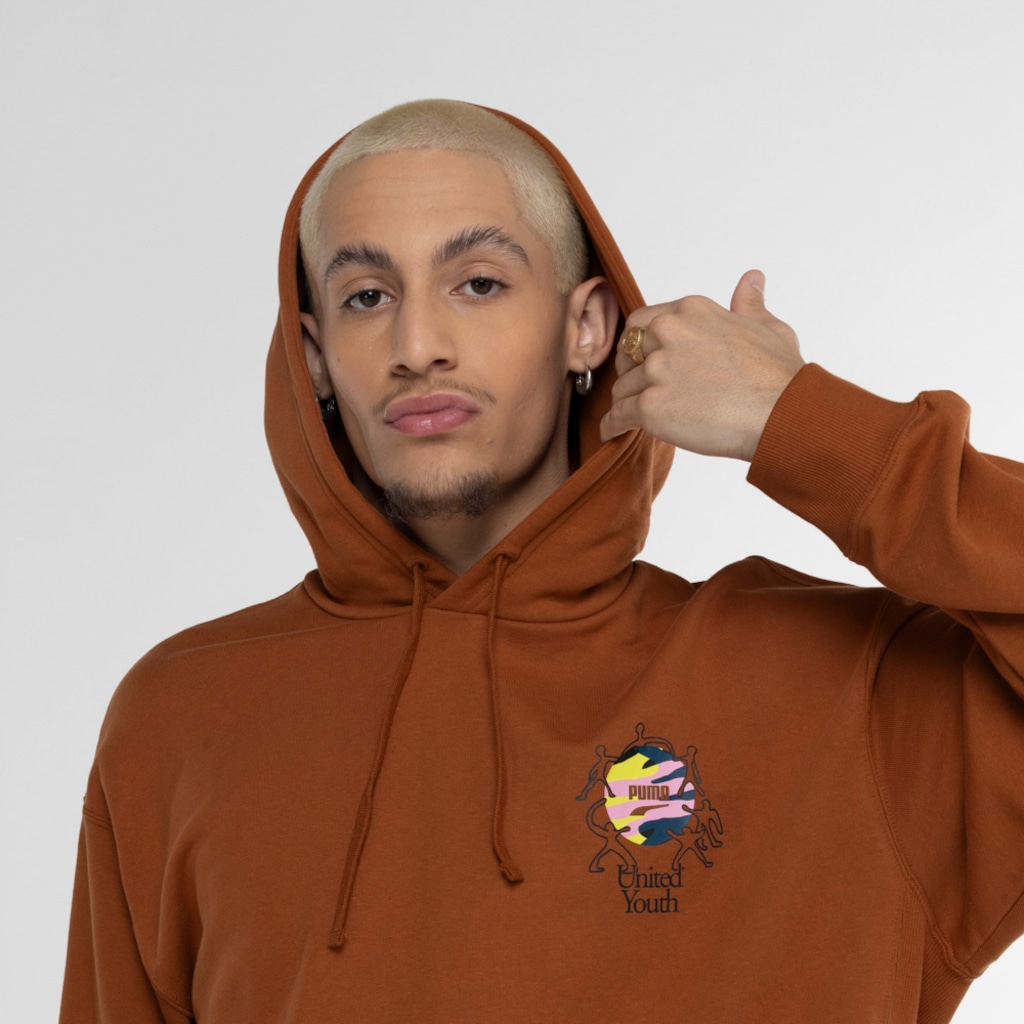 Imagem 2 do produto Blusa de Moletom Puma com Capuz Downtown Graphic Hoodie