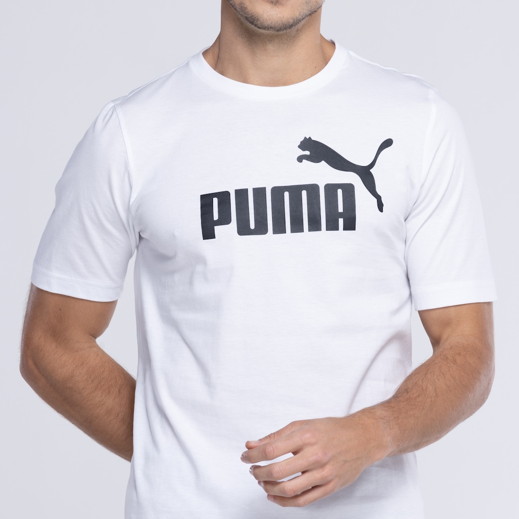 Imagem 3 do produto Camiseta Masculina Puma Manga Curta ESS Tee Logo