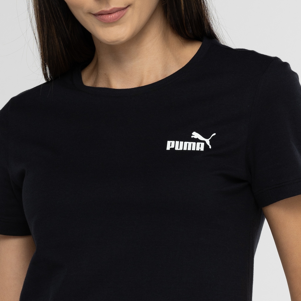 Imagem 3 do produto Camiseta Feminina Puma Manga Curta Essentials Small Logo Tee