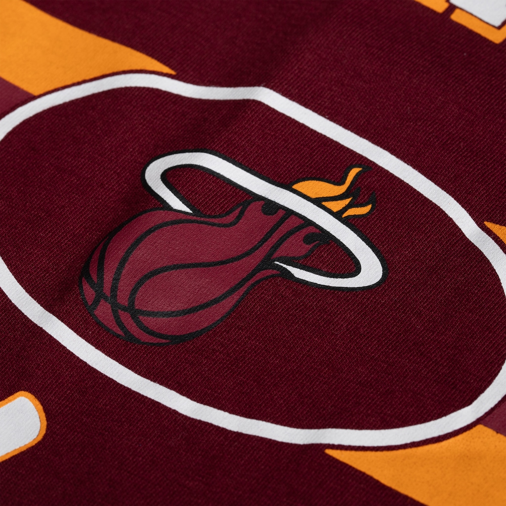 Imagem 3 do produto Camiseta do Miami Heat Infantil NBA Manga Longa Placement N0326