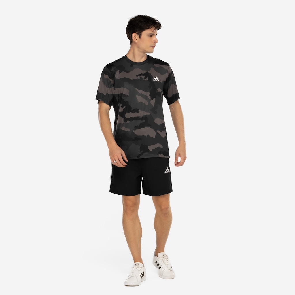 Imagem 3 do produto Camiseta Masculina adidas Manga Curta Treino Camuflada