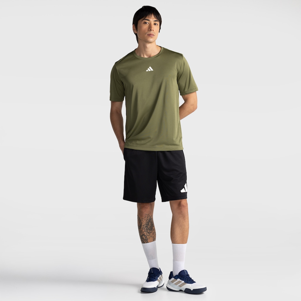 Imagem 3 do produto Camiseta Masculina adidas Manga Curta Treino Básica