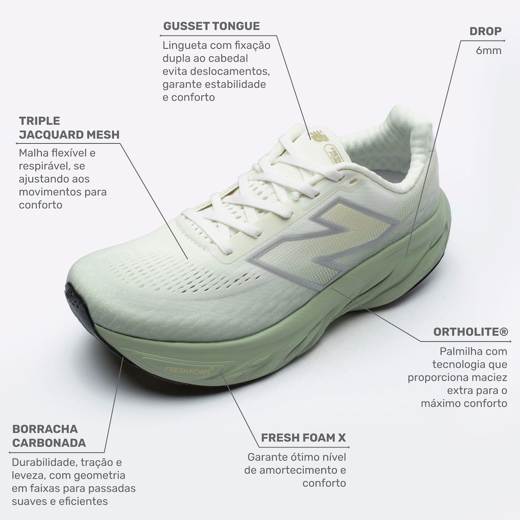 Imagem 2 do produto Tênis New Balance Fresh Foam X 1080 V14 Masculino
