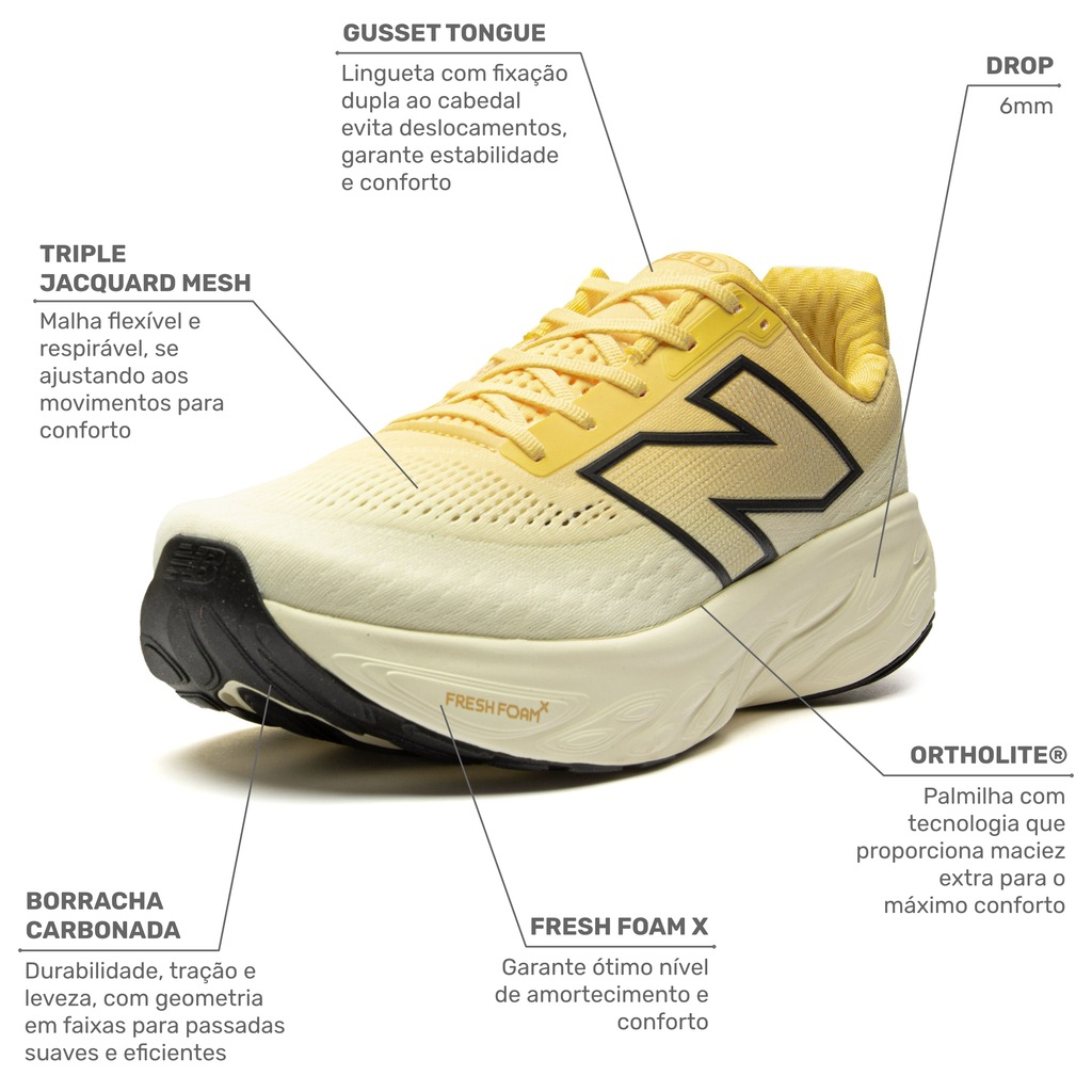 Imagem 2 do produto Tênis New Balance Fresh Foam X 1080 V14 Masculino