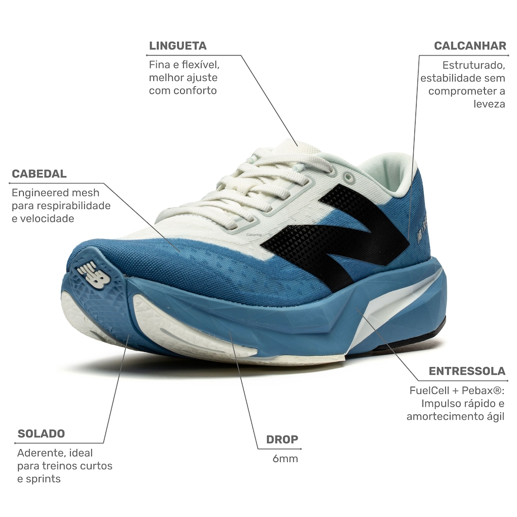 Imagem 2 do produto Tênis New Balance Fuelcell Rebel V4 Masculino