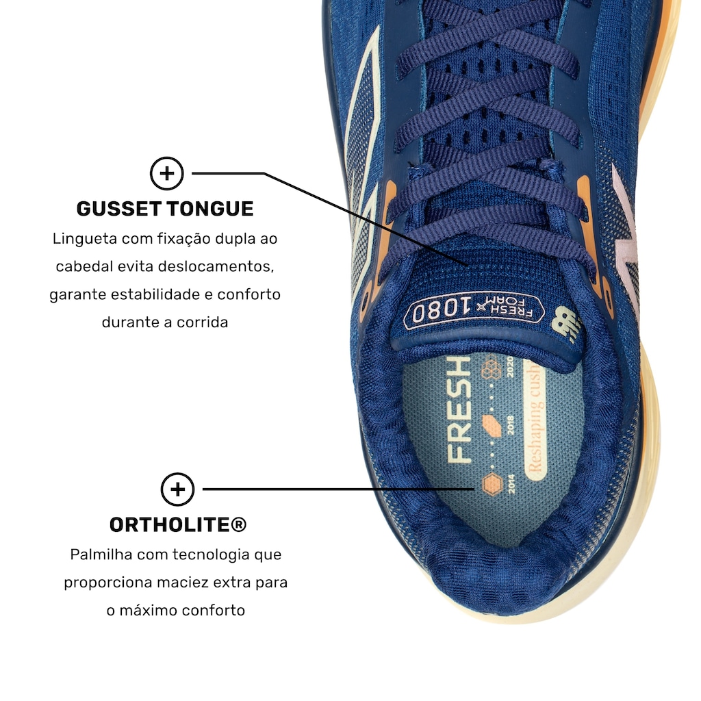 Imagem 4 do produto Tênis New Balance Fresh Foam X 1080 V14 Feminino