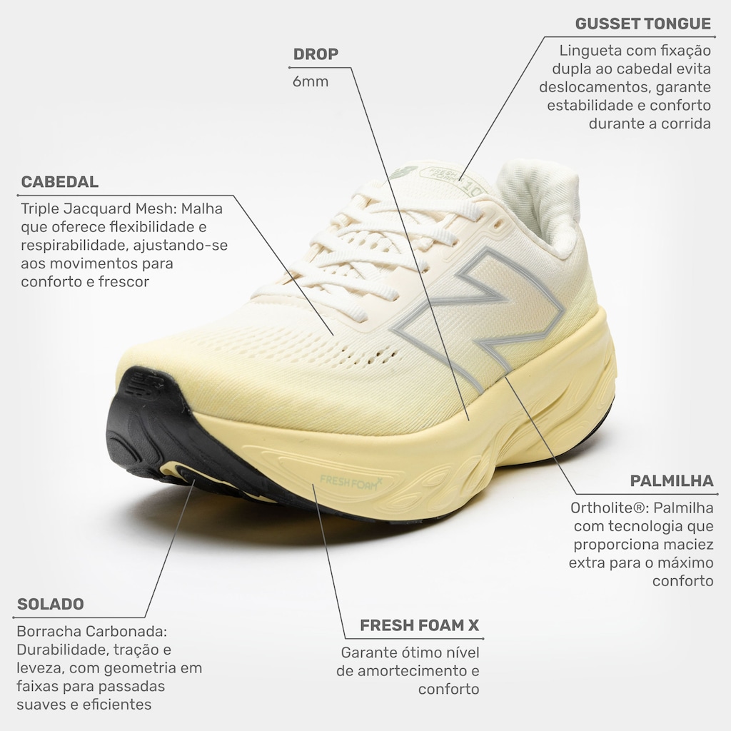 Imagem 2 do produto Tênis New Balance Fresh Foam X 1080 V14 Feminino