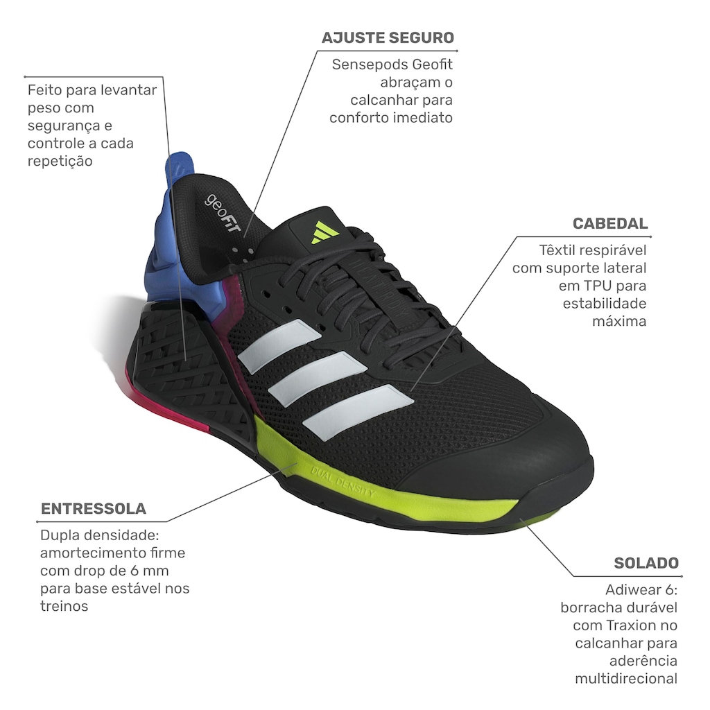 Imagem 2 do produto Tênis adidas Dropset 3 Trainer Masculino