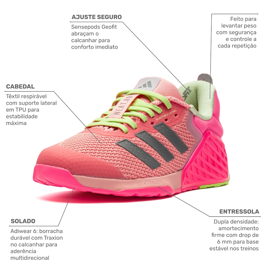 Imagem 2 do produto Tênis adidas Dropset 3 Trainer Feminino