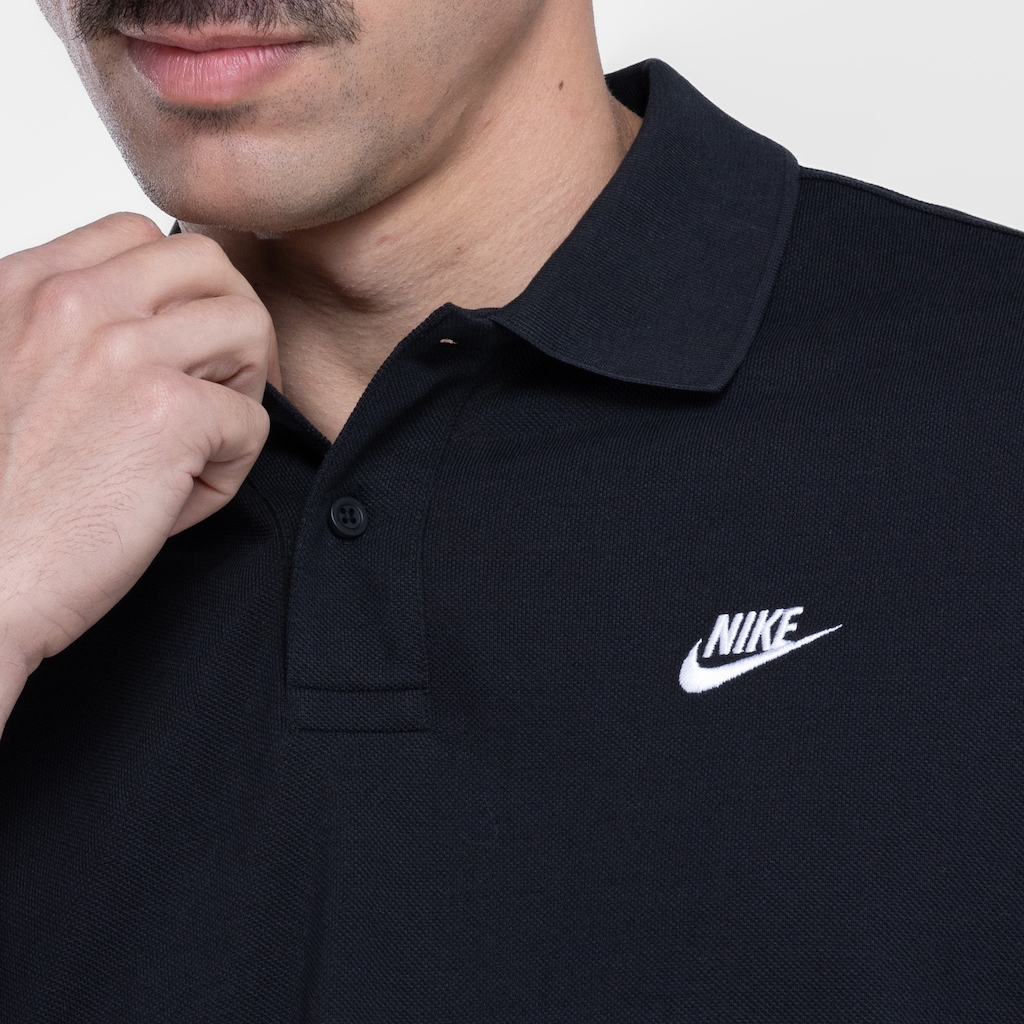 Imagem 3 do produto Camisa Polo Masculina Nike Manga Curta Club SS Pique