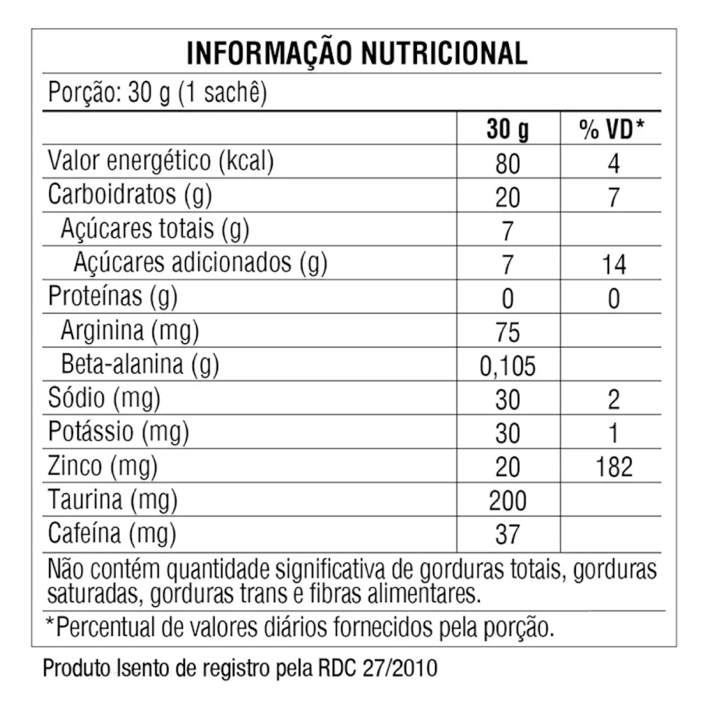 Imagem 2 do produto Gel Blackskull Xtreme Energy Laranja